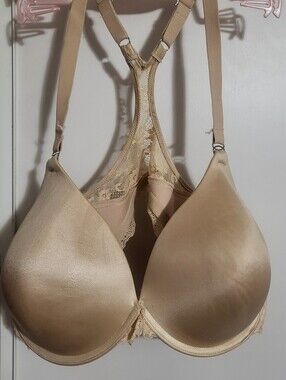 Maidenform Nude T-Shirt Bra with Lace Racerback